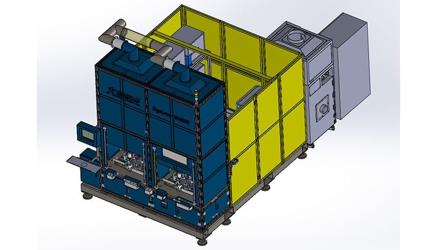 汽車渦輪殼體激光焊接工作站